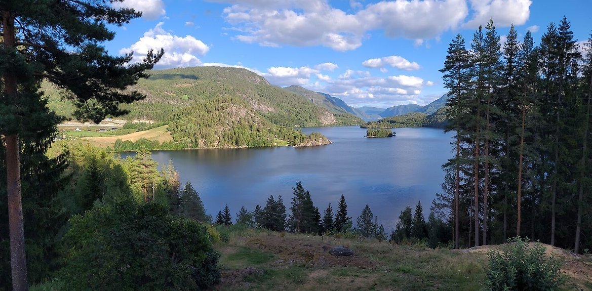Utsikt til Vesleøy